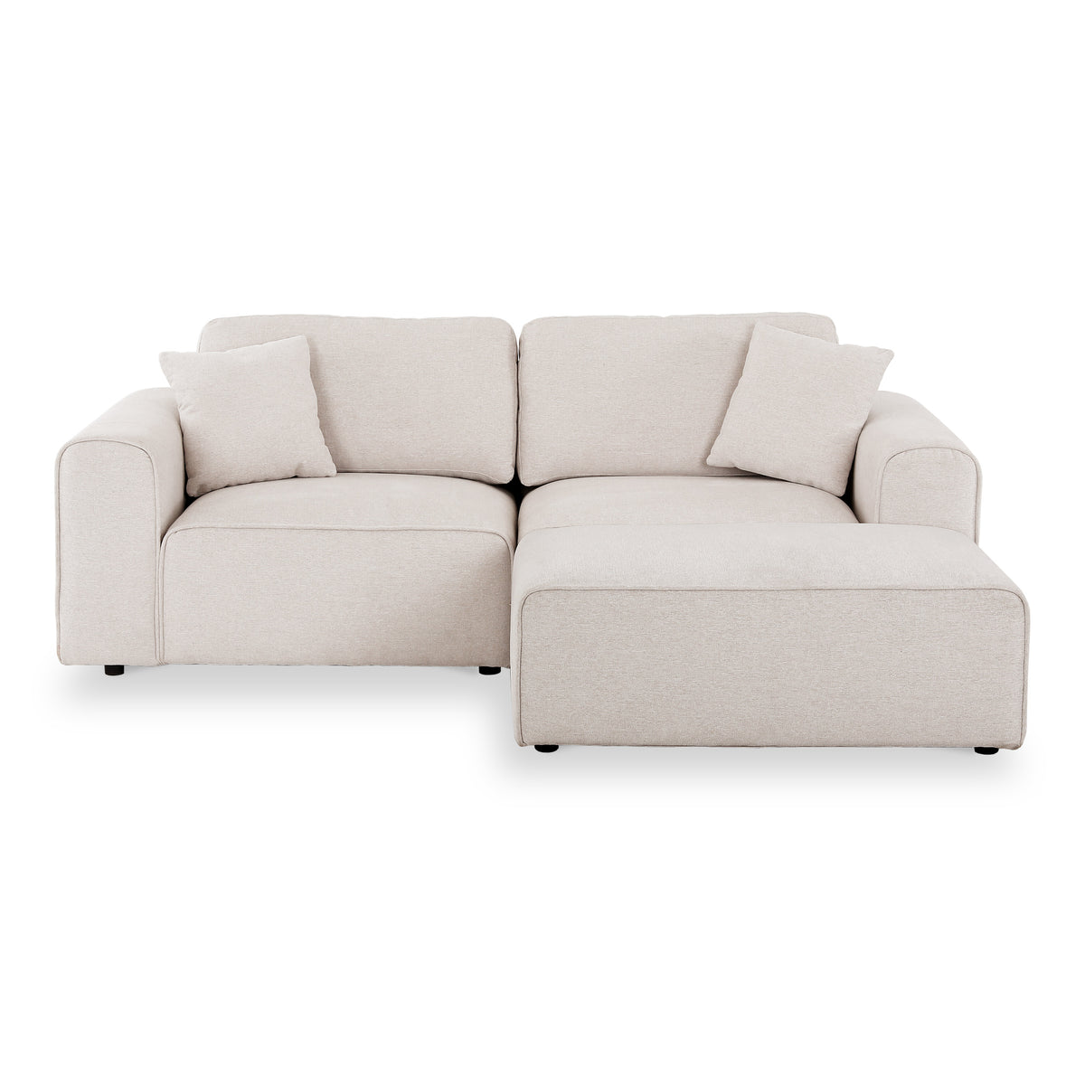 Hugo XL Chaise Sofa Natural Haze Angle1 from Roseland Furniture