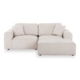 Hugo XL Chaise Sofa Natural Haze Angle1 from Roseland Furniture