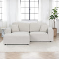 Hugo Natural Haze XL Chaise Sofa from Roseland Furniture