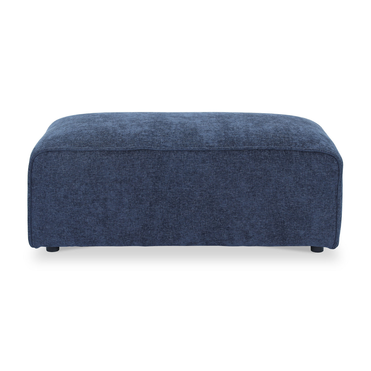 Hugo Footstool XL Deep Blue from Roseland Furniture