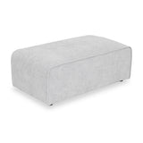 Hugo Footstool XL Fog from Roseland Furniture