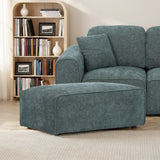 Hugo Footstool XL Moss from Roseland Furniture