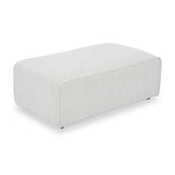 Hugo Footstool XL Natural Haze from Roseland Furniture