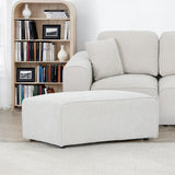 Hugo Natural Haze XL Footstool from Roseland Furniture