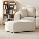 Hugo Footstool XL Natural Haze from Roseland Furniture