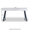 Mari Grey 180cm Sintered Stone Dining Table