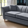 Ansdell 3 Seater Sofa Steel from Roseland Furniture