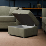 Ansdell Storage Footstool Fern from Roseland Furniture