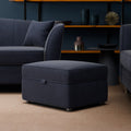 Ansdell Storage Footstool Indigo from Roseland Furniture
