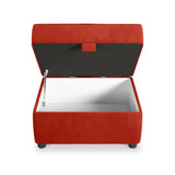 Ansdell Storage Footstool Paprika from Roseland Furniture