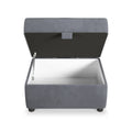Ansdell Storage Footstool Steel from Roseland Furniture