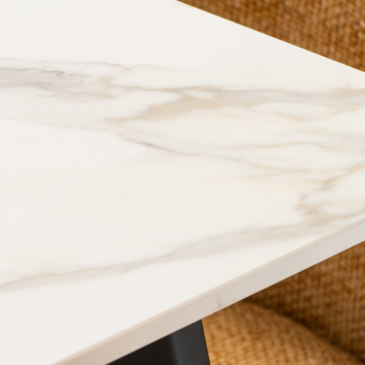 Owen White Sintered Stone Dining Table 