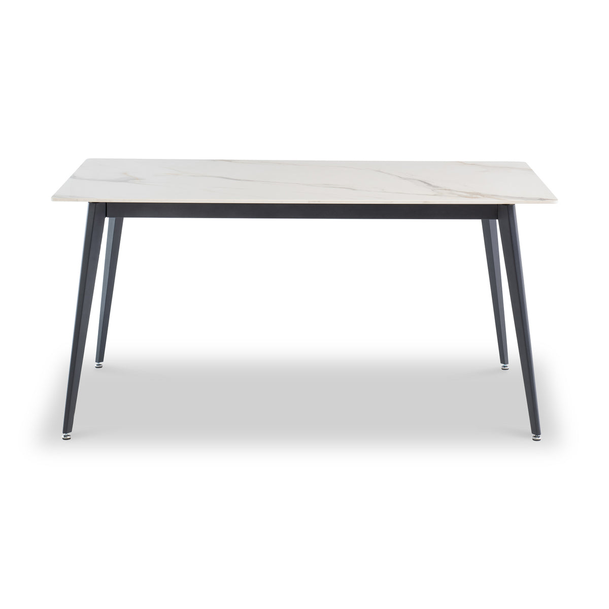 Owen White 160cm Sintered Stone Dining Table  from Roseland Furniture