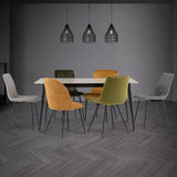 Owen White 160cm Sintered Stone Dining Table for dining room