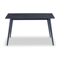 Owen Black 130cm Sintered Stone Dining Table from Roseland Furniture