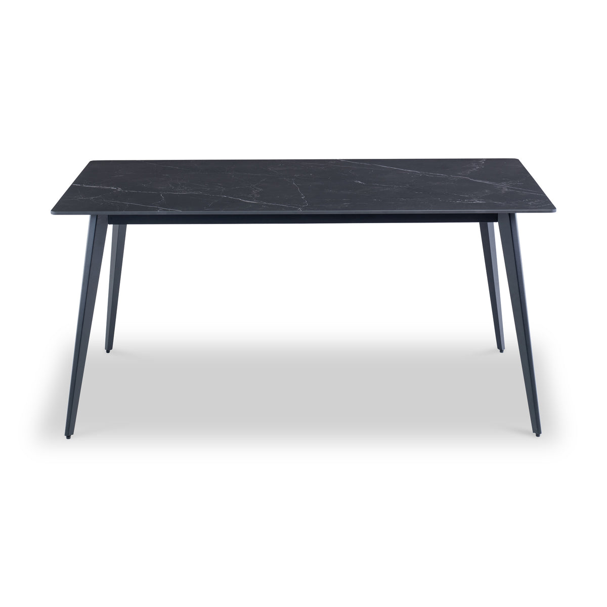 Owen Black 160cm Sintered Stone Dining Table from Roseland Furniture