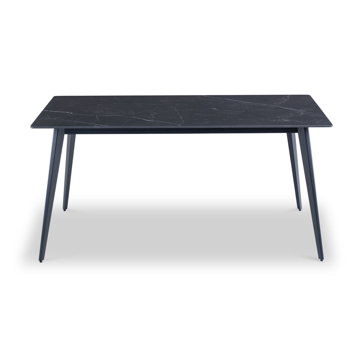 Owen Black 160cm Sintered Stone Dining Table from Roseland Furniture