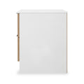 Jago-slatted-effect-2-drawer-bedside-white from Roseland Furniture
