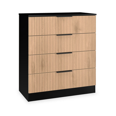 Jago Slatted Effect 4 Drawer Chest