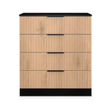 Jago Slatted Effect 4 Drawer Chest