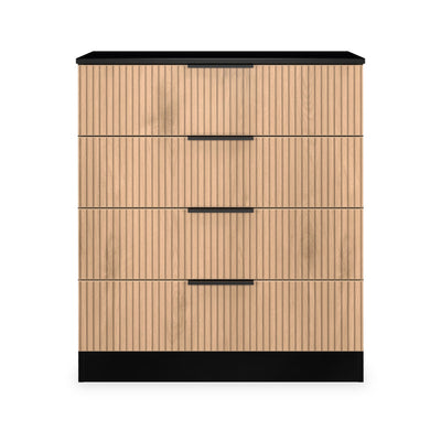 Jago Slatted Effect 4 Drawer Chest