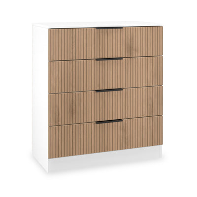 Jago Slatted Effect 4 Drawer Chest