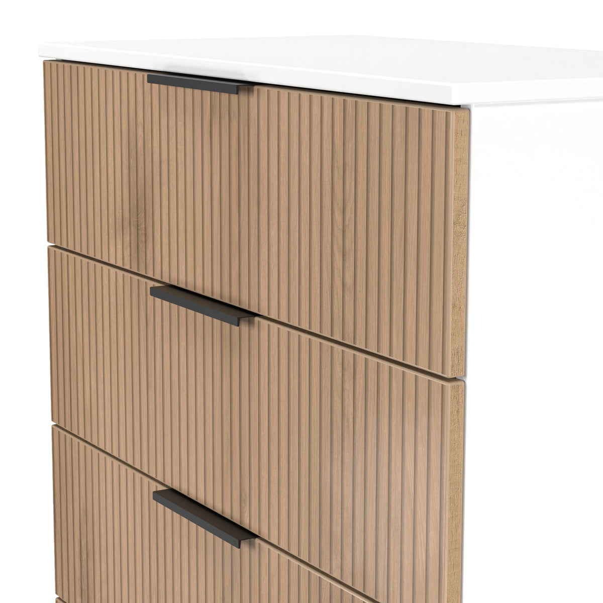 Jago Slatted Effect 4 Drawer Chest