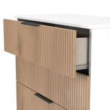 Jago Slatted Effect 4 Drawer Chest