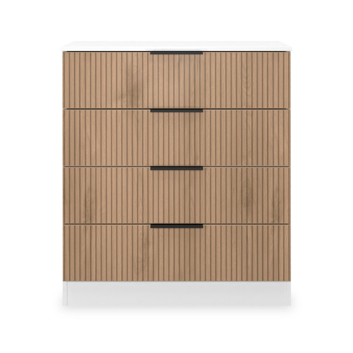Jago Slatted Effect 4 Drawer Chest