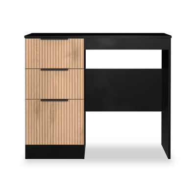 Jago Slatted Effect Vanity Desk
