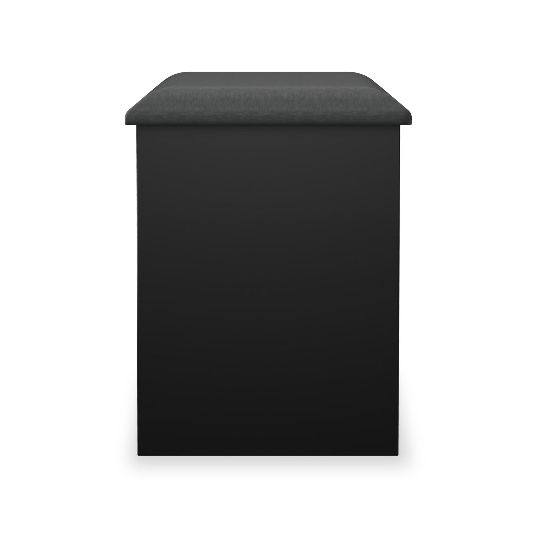 Jago-slatted-effect-stool-black from Roseland Furniture