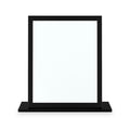 Jago-slatted-effect-small-mirror-black from Roseland Furniture