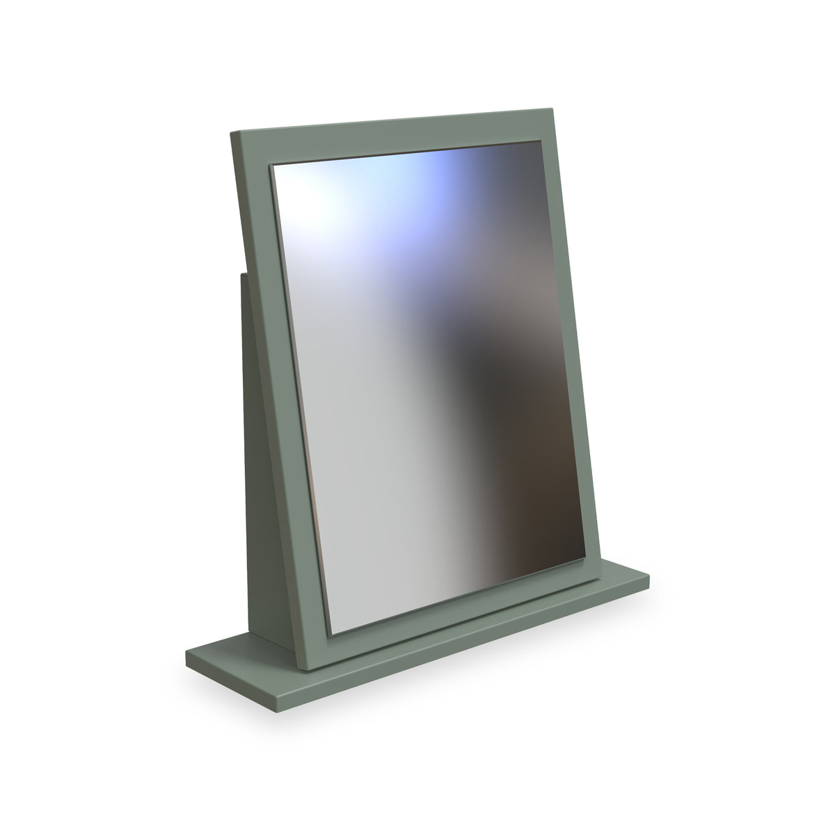 Jago-slatted-effect-small-mirror-green from Roseland Furniture