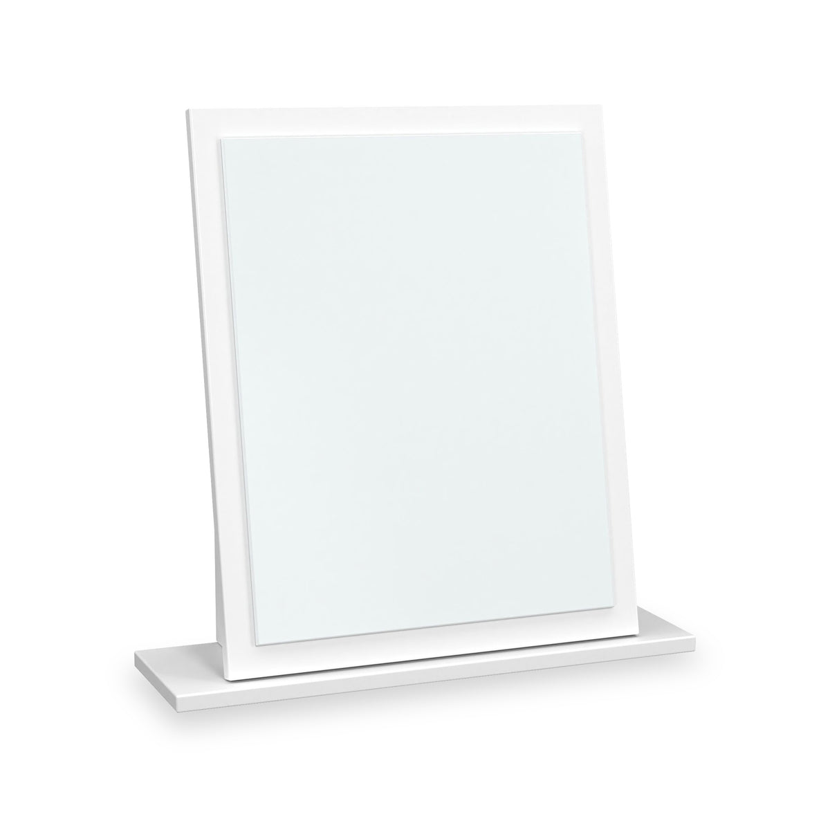 Jago-slatted-effect-small-mirror-white from Roseland Furniture