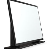 Jago-slatted-effect-large-mirror-black from Roseland Furniture
