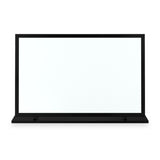Jago-slatted-effect-large-mirror-black from Roseland Furniture