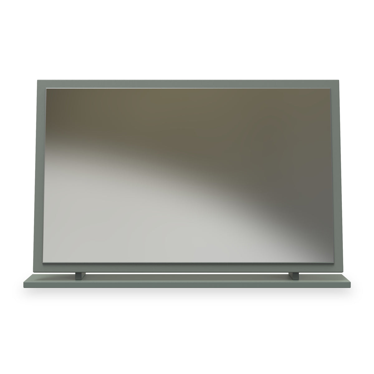 Jago-slatted-effect-large-mirror-green from Roseland Furniture