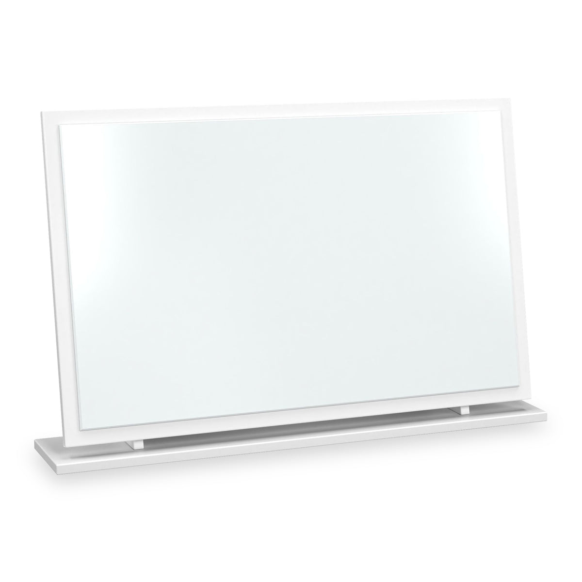 Jago-slatted-effect-large-mirror-white from Roseland Furniture