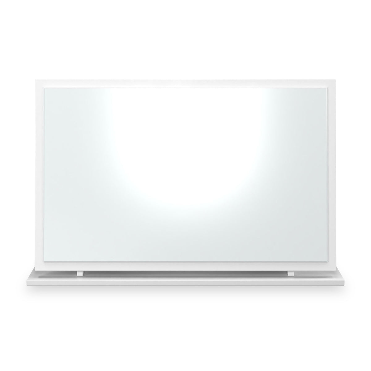 Jago-slatted-effect-large-mirror-white from Roseland Furniture
