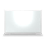 Jago-slatted-effect-large-mirror-white from Roseland Furniture