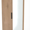 Jago-tall-2-door-2-draw-mirrored-wardrobe-white from Roseland Furniture