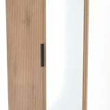 Jago-tall-2-door-mirrored-wardrobe-white from Roseland Furniture