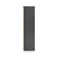 Jago-tall-3-door-wardrobe-black from Roseland Furniture