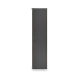 Jago-tall-3-door-wardrobe-black from Roseland Furniture