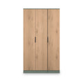 Jago-tall-3-door-wardrobe-green from Roseland Furniture