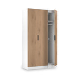 Jago-tall-3-door-wardrobe-white from Roseland Furniture