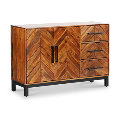 Loric Parquet Mango Wood Small Sideboard