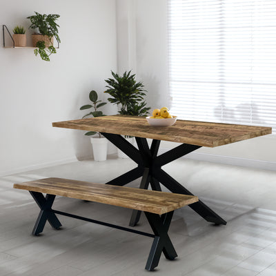 Carrow 140cm Mango Wood Dining Table