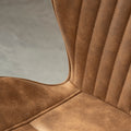 Peran Soft Faux Leather Camel Dining Chair from Roseland Furniture