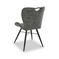 Peran Soft Faux Leather Grey Dining Chair from Roseland Furniture